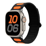 Dây đồng hồ silicone từ tính hình bầu dục, dành cho Apple Watch 46mm / 49mm / 45mm / 44mm, dành cho Apple Watch 42mm / 41mm / 40mm / 38mm