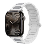 Dây đồng hồ silicone từ tính hình bầu dục, dành cho Apple Watch 46mm / 49mm / 45mm / 44mm, dành cho Apple Watch 42mm / 41mm / 40mm / 38mm