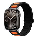Dây đồng hồ silicone từ tính hình bầu dục, dành cho Apple Watch 46mm / 49mm / 45mm / 44mm, dành cho Apple Watch 42mm / 41mm / 40mm / 38mm