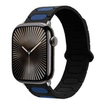 Dây đồng hồ silicone từ tính hình bầu dục, dành cho Apple Watch 46mm / 49mm / 45mm / 44mm, dành cho Apple Watch 42mm / 41mm / 40mm / 38mm