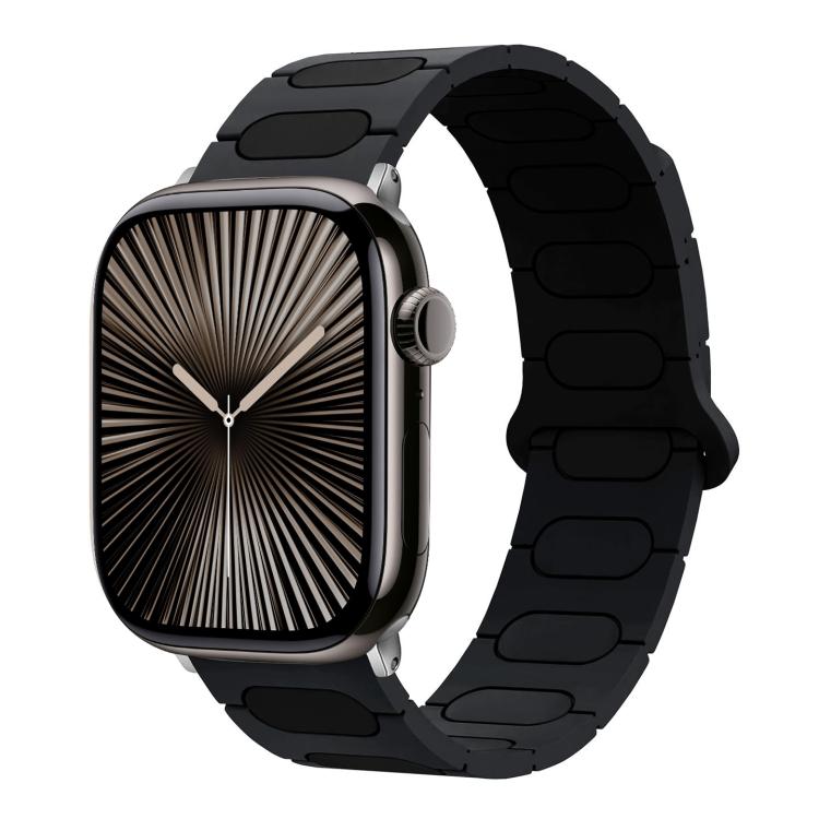 Dây đồng hồ silicone từ tính hình bầu dục, dành cho Apple Watch 46mm / 49mm / 45mm / 44mm, dành cho Apple Watch 42mm / 41mm / 40mm / 38mm
