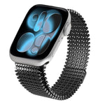 Molecular Arrangement Magnetic Stainless Steel Watch Band, For Apple Watch 46mm / 49mm / 45mm / 44mm, For Apple Watch 42mm / 41mm / 40mm / 38mm