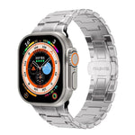 Dây đồng hồ kim loại khóa bướm kiểu cơ khí, dành cho Apple Watch 46mm / 49mm / 45mm / 44mm, dành cho Apple Watch 42mm / 41mm / 40mm / 38mm
