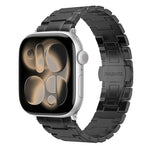 Dây đồng hồ kim loại khóa bướm kiểu cơ khí, dành cho Apple Watch 46mm / 49mm / 45mm / 44mm, dành cho Apple Watch 42mm / 41mm / 40mm / 38mm