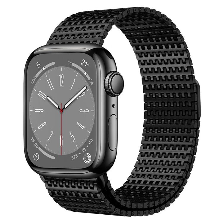 Dây đồng hồ Milanese từ tính kiểu xích ghim, dành cho Apple Watch 46mm / 49mm / 45mm / 44mm, dành cho Apple Watch 42mm / 41mm / 40mm / 38mm