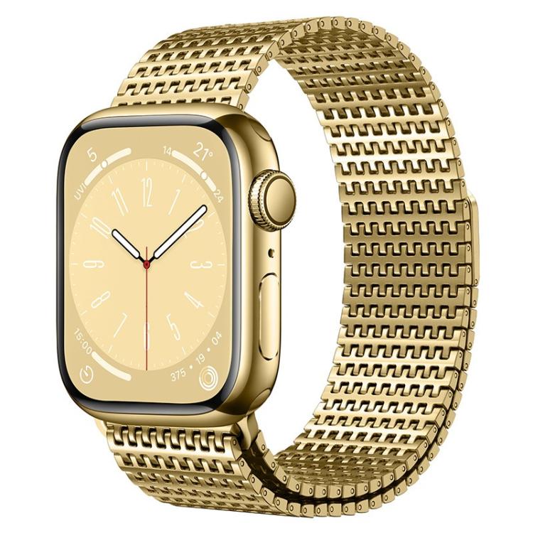Dây đồng hồ Milanese từ tính kiểu xích ghim, dành cho Apple Watch 46mm / 49mm / 45mm / 44mm, dành cho Apple Watch 42mm / 41mm / 40mm / 38mm