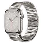 Dây đồng hồ Milanese từ tính kiểu xích ghim, dành cho Apple Watch 46mm / 49mm / 45mm / 44mm, dành cho Apple Watch 42mm / 41mm / 40mm / 38mm