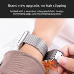 Dây đồng hồ Milanese từ tính kiểu xích ghim, dành cho Apple Watch 46mm / 49mm / 45mm / 44mm, dành cho Apple Watch 42mm / 41mm / 40mm / 38mm
