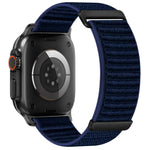 Dây đồng hồ nylon hai đoạn họa tiết núi móc và vòng dán, dành cho Apple Watch 46mm / 49mm / 45mm / 44mm, dành cho Apple Watch 42mm / 41mm / 40mm / 38mm