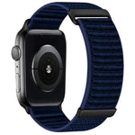 Dây đồng hồ nylon hai đoạn họa tiết núi móc và vòng dán, dành cho Apple Watch 46mm / 49mm / 45mm / 44mm, dành cho Apple Watch 42mm / 41mm / 40mm / 38mm