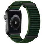 Dây đồng hồ nylon hai đoạn họa tiết núi móc và vòng dán, dành cho Apple Watch 46mm / 49mm / 45mm / 44mm, dành cho Apple Watch 42mm / 41mm / 40mm / 38mm