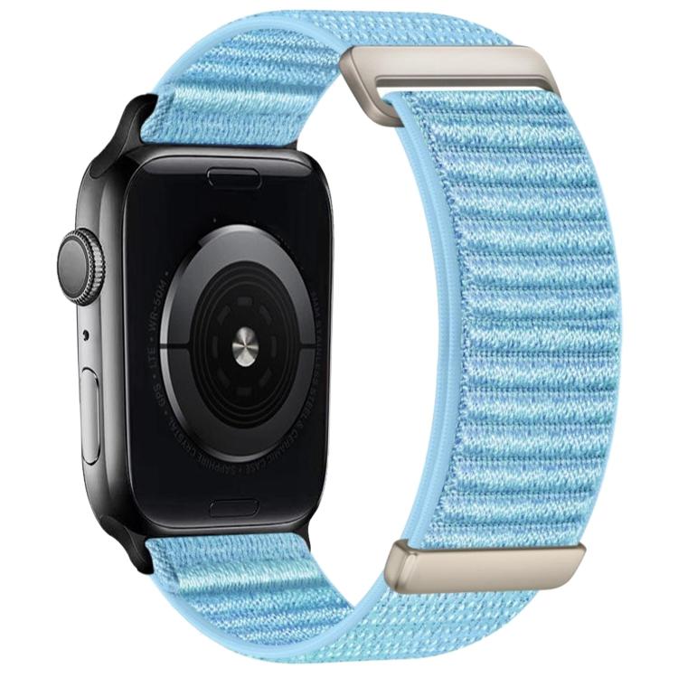 Dây đồng hồ nylon hai đoạn họa tiết núi móc và vòng dán, dành cho Apple Watch 46mm / 49mm / 45mm / 44mm, dành cho Apple Watch 42mm / 41mm / 40mm / 38mm
