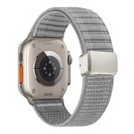 Dây đồng hồ nylon họa tiết sóng khóa nam châm, dành cho Apple Watch 46mm / 49mm / 45mm / 44mm, dành cho Apple Watch 42mm / 41mm / 40mm / 38mm
