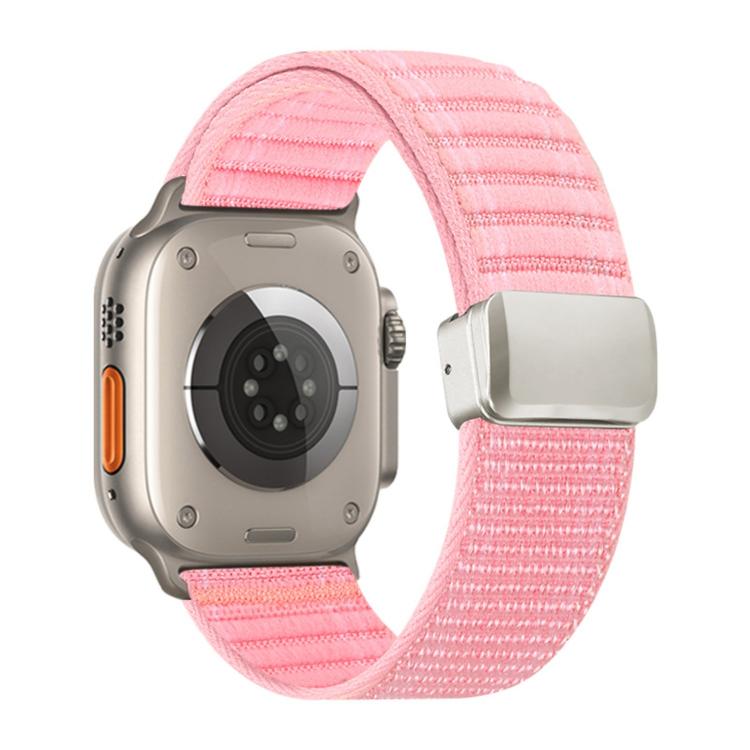 Dây đồng hồ nylon họa tiết sóng khóa nam châm, dành cho Apple Watch 46mm / 49mm / 45mm / 44mm, dành cho Apple Watch 42mm / 41mm / 40mm / 38mm