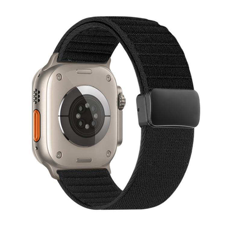 Dây đồng hồ nylon họa tiết sóng khóa nam châm, dành cho Apple Watch 46mm / 49mm / 45mm / 44mm, dành cho Apple Watch 42mm / 41mm / 40mm / 38mm
