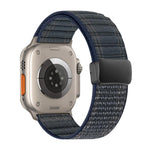 Dây đồng hồ nylon họa tiết sóng khóa nam châm, dành cho Apple Watch 46mm / 49mm / 45mm / 44mm, dành cho Apple Watch 42mm / 41mm / 40mm / 38mm