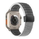 Dây đồng hồ nylon họa tiết sóng khóa nam châm, dành cho Apple Watch 46mm / 49mm / 45mm / 44mm, dành cho Apple Watch 42mm / 41mm / 40mm / 38mm