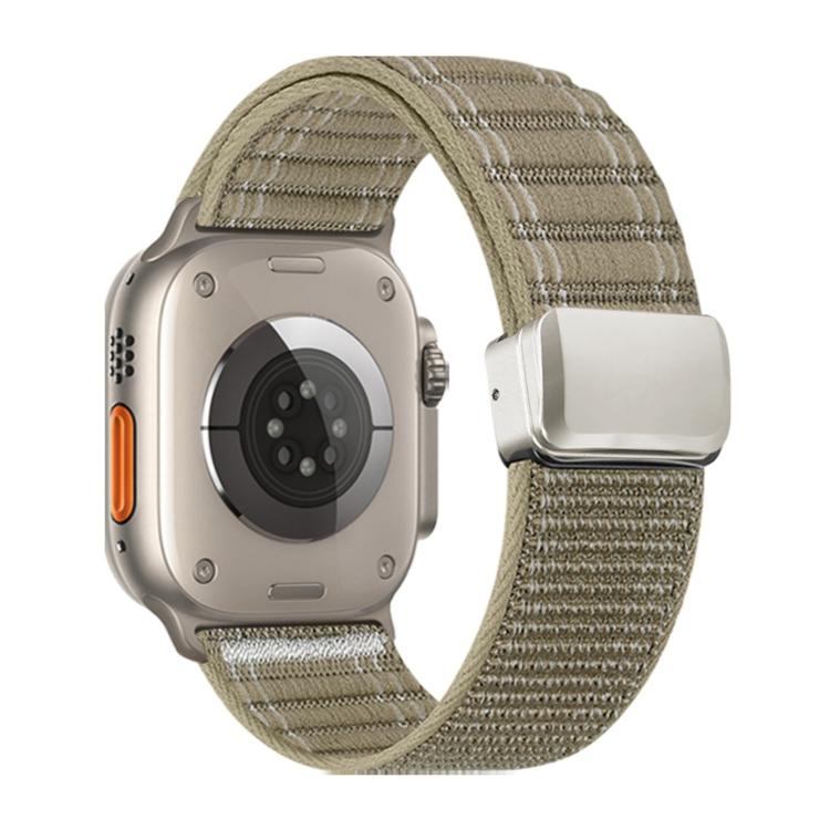 Dây đồng hồ nylon họa tiết sóng khóa nam châm, dành cho Apple Watch 46mm / 49mm / 45mm / 44mm, dành cho Apple Watch 42mm / 41mm / 40mm / 38mm
