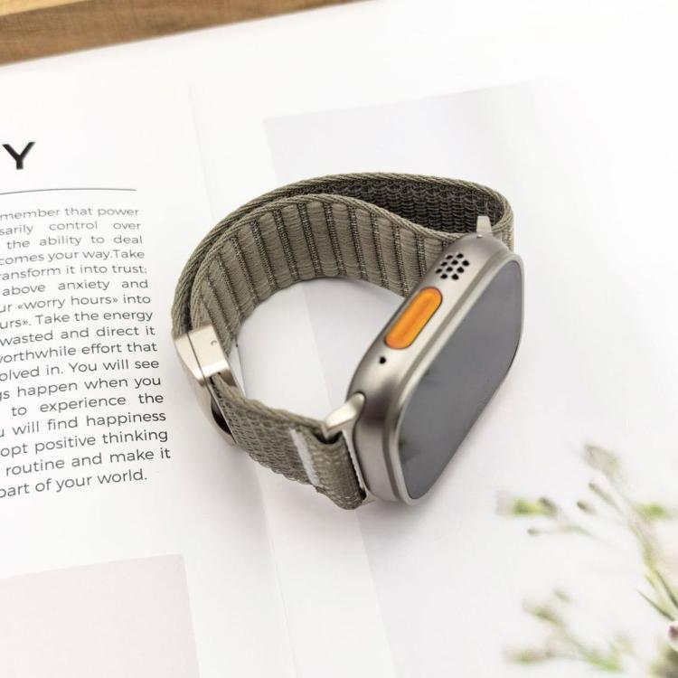Dây đồng hồ nylon họa tiết sóng khóa nam châm, dành cho Apple Watch 46mm / 49mm / 45mm / 44mm, dành cho Apple Watch 42mm / 41mm / 40mm / 38mm