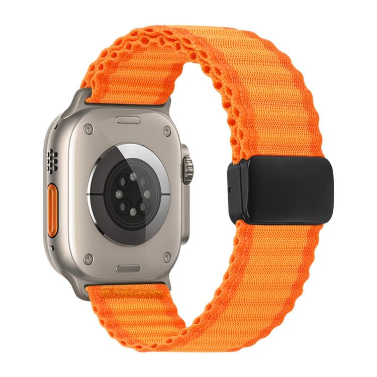Off Road Magnetic Buckle Braided Nylon Loop Watch Band, For Apple Watch 46mm / 49mm / 45mm / 44mm, For Apple Watch 42mm / 41mm / 40mm / 38mm