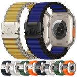 Dây đồng hồ nylon rộng gân nút thắt dù, Dành cho Apple Watch 46mm / 49mm / 45mm / 44mm, Dành cho Apple Watch 42mm / 41mm / 40mm / 38mm