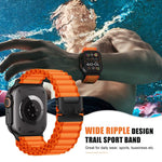 Dây đồng hồ nylon rộng gân nút thắt dù, Dành cho Apple Watch 46mm / 49mm / 45mm / 44mm, Dành cho Apple Watch 42mm / 41mm / 40mm / 38mm