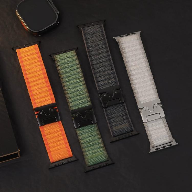 Dây đồng hồ nylon rộng gân nút thắt dù, Dành cho Apple Watch 46mm / 49mm / 45mm / 44mm, Dành cho Apple Watch 42mm / 41mm / 40mm / 38mm