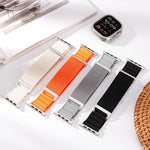 Dây đồng hồ nylon vòng núi cao hai đoạn khóa C, dành cho Apple Watch 46mm / 49mm / 45mm / 44mm, dành cho Apple Watch 42mm / 41mm / 40mm / 38mm