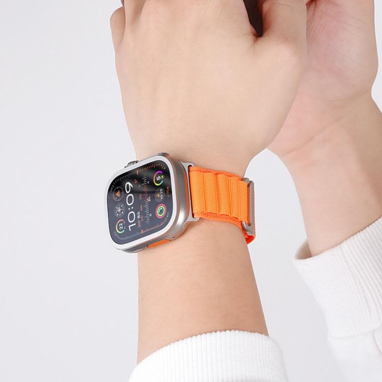 Dây đồng hồ nylon vòng núi cao hai đoạn khóa C, dành cho Apple Watch 46mm / 49mm / 45mm / 44mm, dành cho Apple Watch 42mm / 41mm / 40mm / 38mm