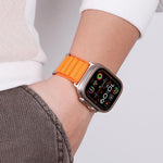 Dây đồng hồ nylon vòng núi cao hai đoạn khóa C, dành cho Apple Watch 46mm / 49mm / 45mm / 44mm, dành cho Apple Watch 42mm / 41mm / 40mm / 38mm