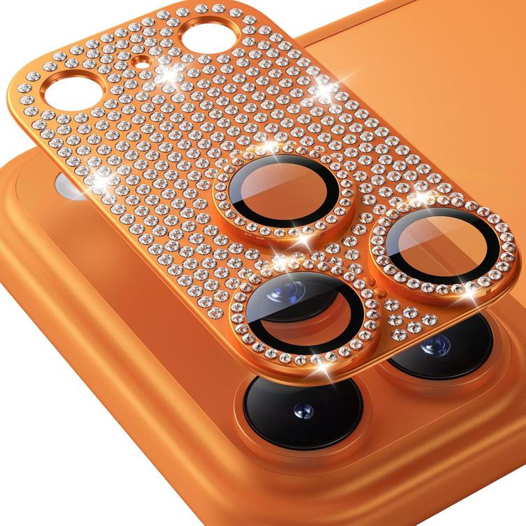 ENKAY Hat-Prince Miếng dán kính cường lực hợp kim nhôm kim cương cho ống kính camera, Dành cho iPhone 17 Pro Max, Dành cho iPhone 17 Pro, Dành cho iPhone 17