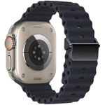 Dây đồng hồ silicone khóa nam châm tân trang Ocean, dành cho Apple Watch 46mm / 49mm / 45mm / 44mm, dành cho Apple Watch 42mm / 41mm / 40mm / 38mm