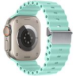 Dây đồng hồ silicone khóa nam châm tân trang Ocean, dành cho Apple Watch 46mm / 49mm / 45mm / 44mm, dành cho Apple Watch 42mm / 41mm / 40mm / 38mm