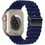 Dây đồng hồ silicone khóa nam châm tân trang Ocean, dành cho Apple Watch 46mm / 49mm / 45mm / 44mm, dành cho Apple Watch 42mm / 41mm / 40mm / 38mm