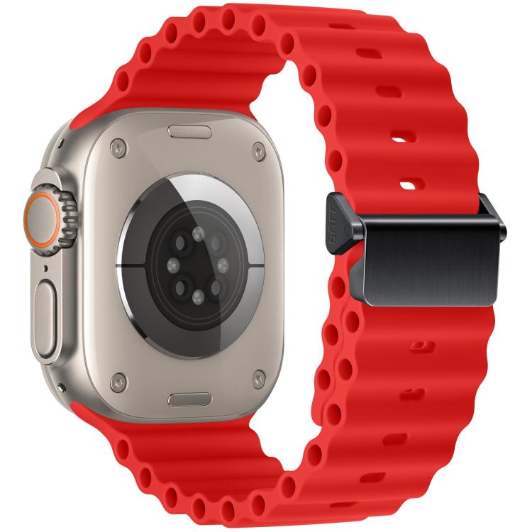 Dây đồng hồ silicone khóa nam châm tân trang Ocean, dành cho Apple Watch 46mm / 49mm / 45mm / 44mm, dành cho Apple Watch 42mm / 41mm / 40mm / 38mm