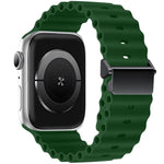 Dây đồng hồ silicone khóa nam châm tân trang Ocean, dành cho Apple Watch 46mm / 49mm / 45mm / 44mm, dành cho Apple Watch 42mm / 41mm / 40mm / 38mm