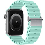 Dây đồng hồ silicone khóa nam châm tân trang Ocean, dành cho Apple Watch 46mm / 49mm / 45mm / 44mm, dành cho Apple Watch 42mm / 41mm / 40mm / 38mm