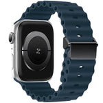 Dây đồng hồ silicone khóa nam châm tân trang Ocean, dành cho Apple Watch 46mm / 49mm / 45mm / 44mm, dành cho Apple Watch 42mm / 41mm / 40mm / 38mm