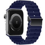 Dây đồng hồ silicone khóa nam châm tân trang Ocean, dành cho Apple Watch 46mm / 49mm / 45mm / 44mm, dành cho Apple Watch 42mm / 41mm / 40mm / 38mm