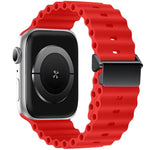 Dây đồng hồ silicone khóa nam châm tân trang Ocean, dành cho Apple Watch 46mm / 49mm / 45mm / 44mm, dành cho Apple Watch 42mm / 41mm / 40mm / 38mm