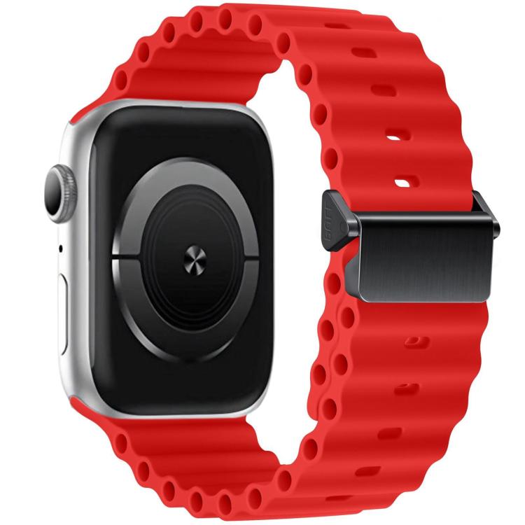 Dây đồng hồ silicone khóa nam châm tân trang Ocean, dành cho Apple Watch 46mm / 49mm / 45mm / 44mm, dành cho Apple Watch 42mm / 41mm / 40mm / 38mm