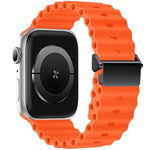 Dây đồng hồ silicone khóa nam châm tân trang Ocean, dành cho Apple Watch 46mm / 49mm / 45mm / 44mm, dành cho Apple Watch 42mm / 41mm / 40mm / 38mm