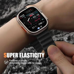 Dây đồng hồ silicone khóa nam châm tân trang Ocean, dành cho Apple Watch 46mm / 49mm / 45mm / 44mm, dành cho Apple Watch 42mm / 41mm / 40mm / 38mm