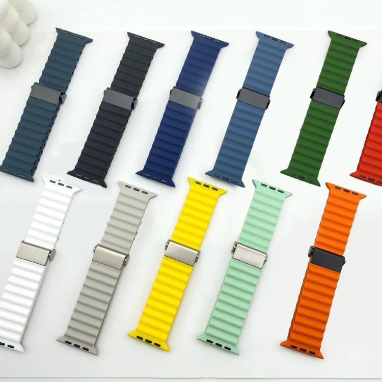 Dây đồng hồ silicone khóa nam châm tân trang Ocean, dành cho Apple Watch 46mm / 49mm / 45mm / 44mm, dành cho Apple Watch 42mm / 41mm / 40mm / 38mm