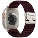 Dây đồng hồ nylon dệt họa tiết núi khóa dù đầu kim loại, Dành cho Apple Watch 46mm / 49mm / 45mm / 44mm, Dành cho Apple Watch 42mm / 41mm / 40mm / 38mm