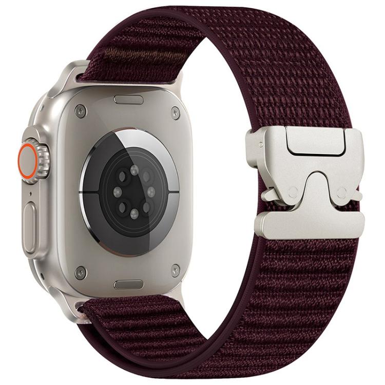 Dây đồng hồ nylon dệt họa tiết núi khóa dù đầu kim loại, Dành cho Apple Watch 46mm / 49mm / 45mm / 44mm, Dành cho Apple Watch 42mm / 41mm / 40mm / 38mm
