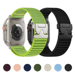 Dây đồng hồ nylon dệt họa tiết núi khóa dù đầu kim loại, Dành cho Apple Watch 46mm / 49mm / 45mm / 44mm, Dành cho Apple Watch 42mm / 41mm / 40mm / 38mm