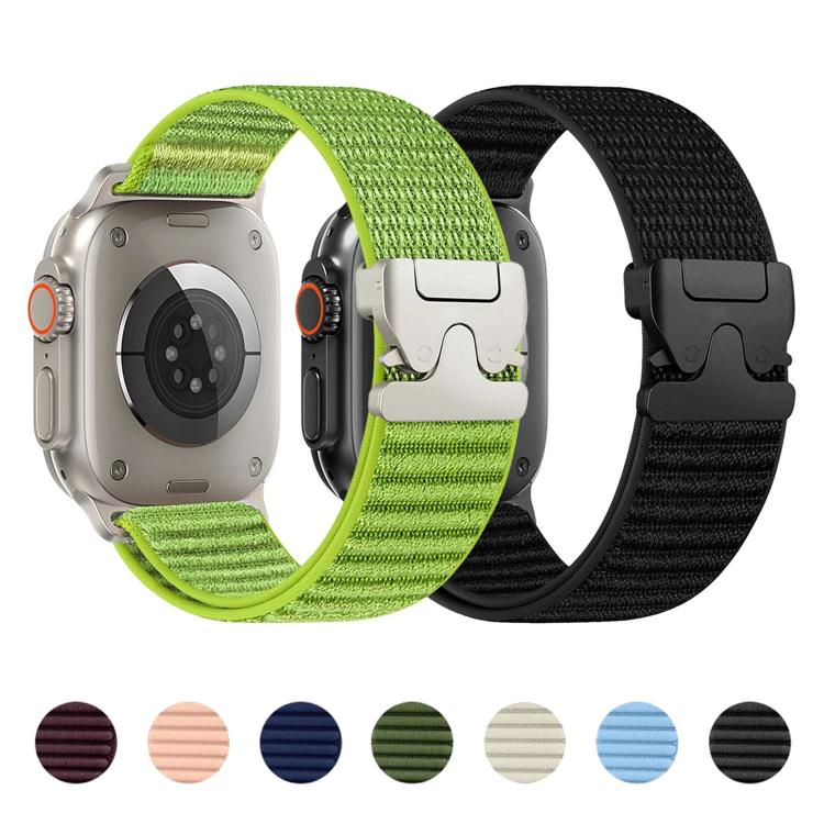 Dây đồng hồ nylon dệt họa tiết núi khóa dù đầu kim loại, Dành cho Apple Watch 46mm / 49mm / 45mm / 44mm, Dành cho Apple Watch 42mm / 41mm / 40mm / 38mm