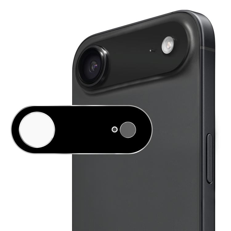 ENKAY Hat-Prince Miếng dán kính cường lực 9H màu đen cho ống kính camera sau, Dành cho iPhone 17 Pro Max, Dành cho iPhone 17 Pro, Dành cho iPhone 17, Dành cho iPhone Air