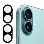 2 cái ENKAY Hat-Prince Đen Kính cường lực bảo vệ ống kính camera sau 9H, Dành cho iPhone 17 Pro Max, iPhone 17 Pro, iPhone 17, iPhone Air